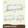 Aptododo 33" Bed Rails for Toddlers(Compact) for Single/Twin Bed with