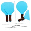 WHAMVOX Badminton Rackets Wooden Beach Paddles 2-in- Game Rackets Comfortable