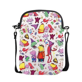 CMNIM Smiling TV Show Merchandise Gifts Smiling F Characters Crossbody Bag for Cartoon TV Fans Gifts Friend Friendship Gifts (Friends2 Mini CB)