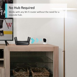 TP-LINK Smart Spot Indoor Surveillance Camera, No Hub Required, Works with Alexa (Echo Point/Show and Fire TV), Google Home/Chrome and IFTTT, 1080p, 2-Way Audio with Night Vision for Baby/Eld