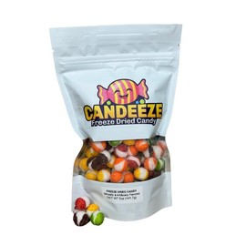Candeeze Crunchy Candy Duo Pack - Freeze Dried Candy (Rainbow Crunch & Air Crunch) - Normal or Sour: Sour Rainbow + Air Crunch