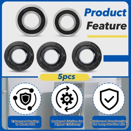 Upgrade MDS62058301, 4280EN4001G, 4280EN4001F Washer Tub Bearing Seal Kit Replacement - Compatible with LG & Kenmore Front Load Washing Machines