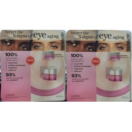 StriVectin 2 x Strivectin NIA114 Multi-Action R&R Eye Cream 0.5 oz 15mL Set + 0.17 oz  5 mL