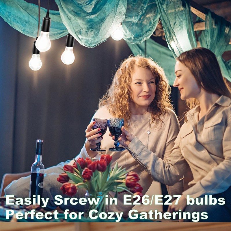 Zarnicy Plug in Light Socket - Pendant Hanging Lantern Cord