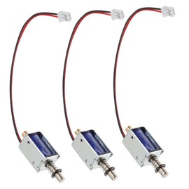 iplusmile Solenoid Electromagnet Push Solenoid Mini Electromagnet for Metal Parts