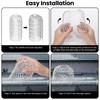 4 Pack Gutter Guards Mesh Aluminum Covers Down Pipe Protectors