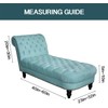 FantasDecor Chaise Lounge Cover Stretch Armless Chair Slipcover for Living
