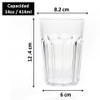 Vasos De Plastico Policarbonato, Parece Cristal Faceteado, de 14oz 414ml,
