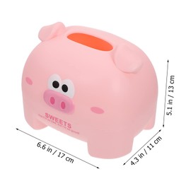 iplusmile Creative Pig Shaped Tissue Box Holder Convenient Napkin Storage Container for Indoor Use Decorative Tissue Dispenser for Home Office Car Restaurant and Hotel Rooms