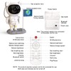 Qxmcov LED Starry Sky Projector Astronaut, Galaxy Night Light with
