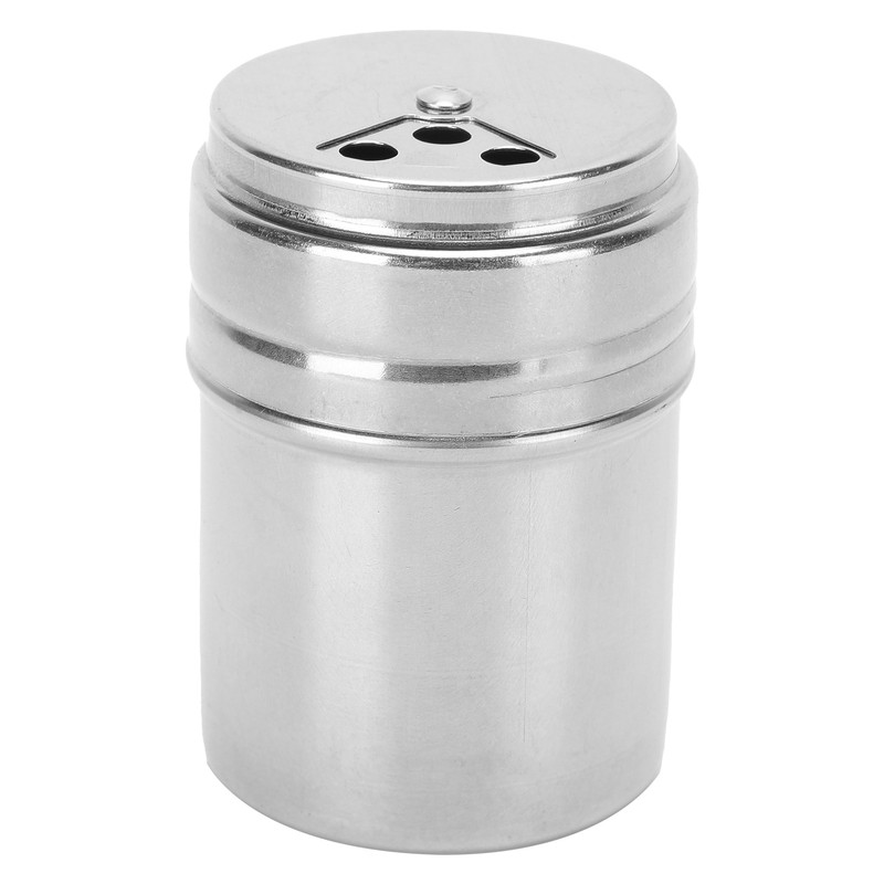 5PCS Seasoning Bottle Stainless Steel Spice Shaker with Rotating Cover