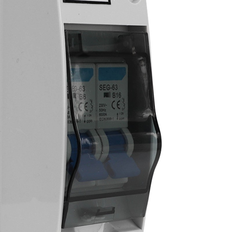 2 Poles MCB Miniature Leakage Circuit Breaker Waterproof Power Distribution