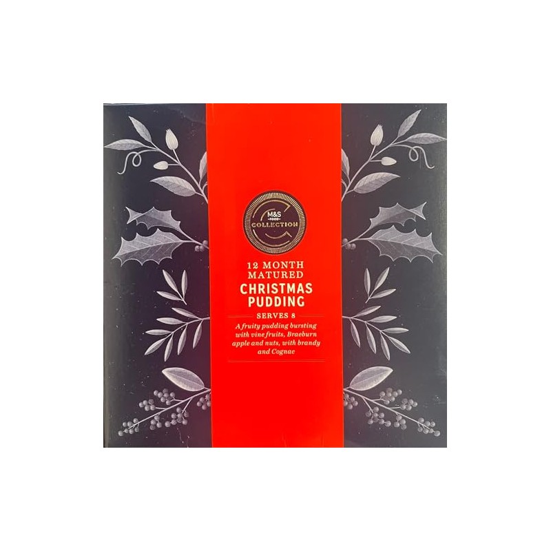 M&S Christmas Pudding 12 Month Matured 907g Serves 8 in