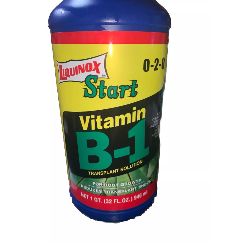 Liquinox Start Vitamin B-1 Transplant solution bottle 32oz