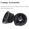 SEIWEI Canopy Accessories, Garden Swing Canopy Replacement Plastic Fittings for