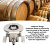 Beer Keg Cleaning Adapter Stainless Steel Leakproof Strong Cleaning Effect
