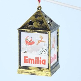 Mulberry Studios Starlight Lantern Christmas Tree Hanger Names A-G Emilia