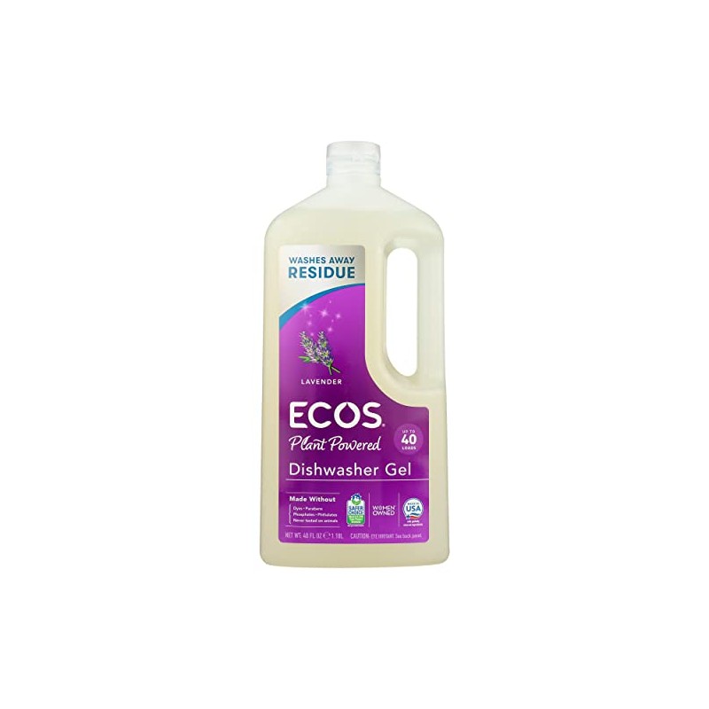 Earth Friendly Wave Dishwasher Gel, Lavender, 40 Fl Oz