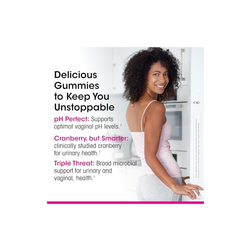 vH essentials Probiotic Gummies with Prebiotics & Cranberry, 60 Gummies