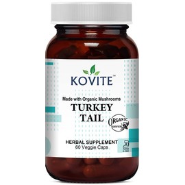 Kovite Turkey Tail Certified Organic - 60 Vegetable Capsules
