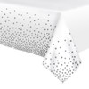 Paready Tablecloths for Parties Disposable 1 Piece Table Cover Table