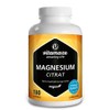 Magnesium Citrate Capsules High Strength & Vegan, 2250 mg of