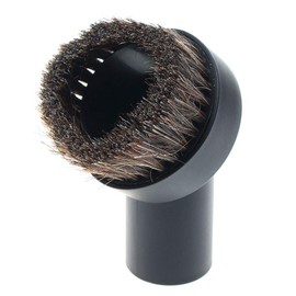 TXIN 4 Pieces Soft Horsehair Bristle Vacuum Attachments Dusting Brush Cleaner Dust Brush, Small Round Corner/Track Cleaning Tools Vacuum Brushes Replacement, Inner Dia 32mm/1.26 in