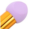 PACKOVE 3pcs Angled Handle Makeup Sponges for Foundation and Gentle