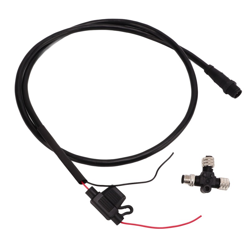 Backbone Cable with Tee Connector 3A Fuse 5Pin M12 Thread