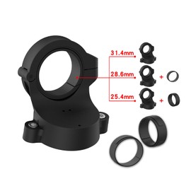 LICHIFIT Fahrradsattelstützen-Halterung für Garmin Varia RTL510 RTL515 Radar Rücklicht/Edge 540 840 GPS Fahrradcomputer Mountainbike Sattelstütze Halterung Lenker Ständer Halter für Airtag