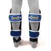 Sandee Cool-Tec Blue, Yellow & White Synthetic Leather Boot Shinguard-JUNIOR