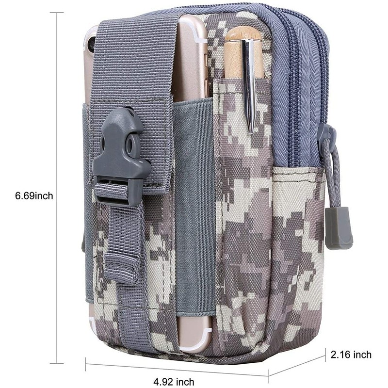 Y8HM Small Nylon Fabric Hiking Waist Packs, Multi-Purpose Poly Tool