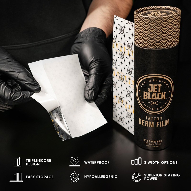 Jet Black Derm Film 10"