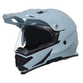 TRIANGLE Dual Sport Motorcycle Helmet Dirt Bike Helmets ATV Full Face Helmet for Adults Men with Internal Sunshield DOT Approved