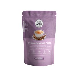 Ashwagandha Chai Latte Powder – Sugar Free, Monk Fruit Sweetened, Vegan, Dairy Free Chai Drink Mix, 15 Servings (10.5 oz) by THE MIX SUPERFOODS