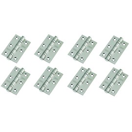 4 Pairs of Door Hinge 3" 75mm Ball Bearing Hinges Polished Chrome Suit Internal Doors Pair (4)