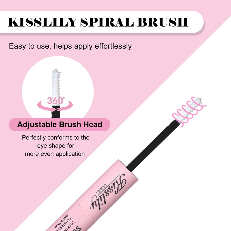Lash Cluster Glue Waterproof Bond and Seal Lash Glue Long