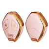 QIXIUBIA For Mitsubishi Key Fob Cover Smart Key Shell with