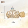 Herbeluemily Hair Claw Clip Rhinestone Bijou Ponytail Clip Ponytail Holder