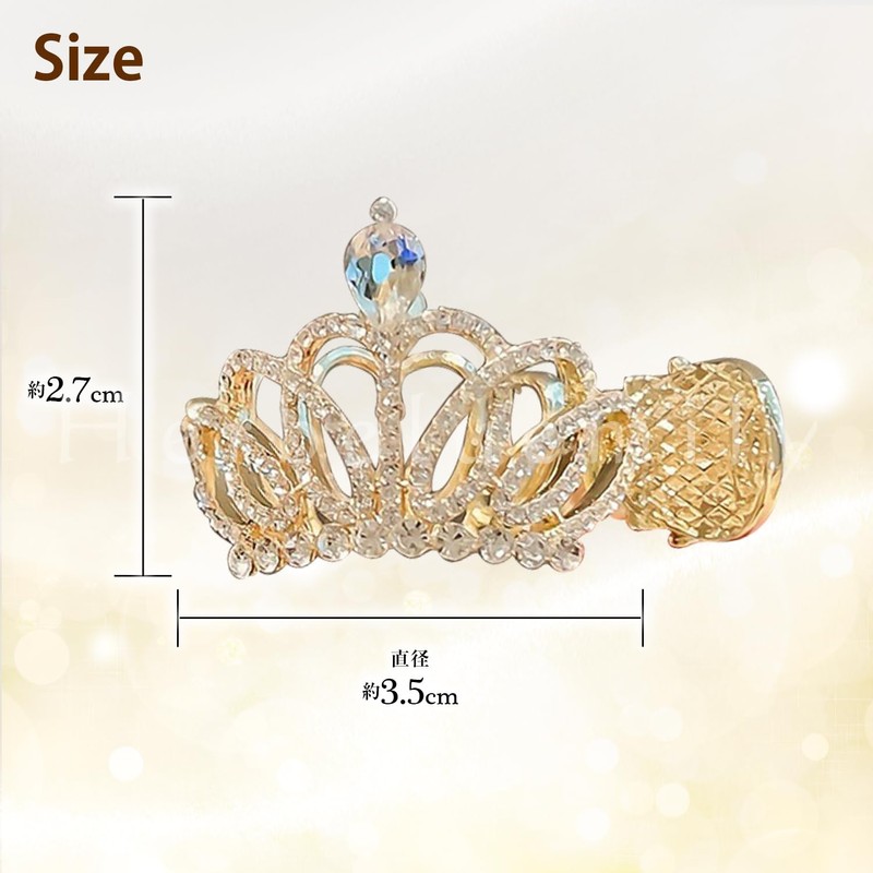 Herbeluemily Hair Claw Clip Rhinestone Bijou Ponytail Clip Ponytail Holder