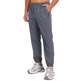 Little Donkey Andy Men's Ultra-Stretch Pants Breathable Quick Dry Lightweight Pants for Active Travel Hiking Dark Gray 2XL