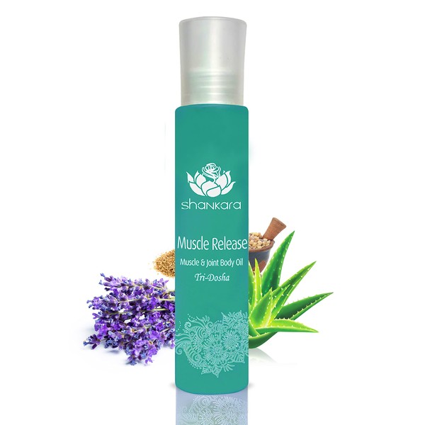 Body Massage Oil for Massage Therapy - Muscle Release Oil for Sore Lymphatic Pain Relief - Warming Massage Oil Includes Arnica Oil, Boswellia, Lavender, Turmeric, Aloe Vera & Sweet Birch (100 ml)