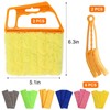 10Pcs Window Blind Cleaner Duster Set, Washable Dusting Cleaner Air