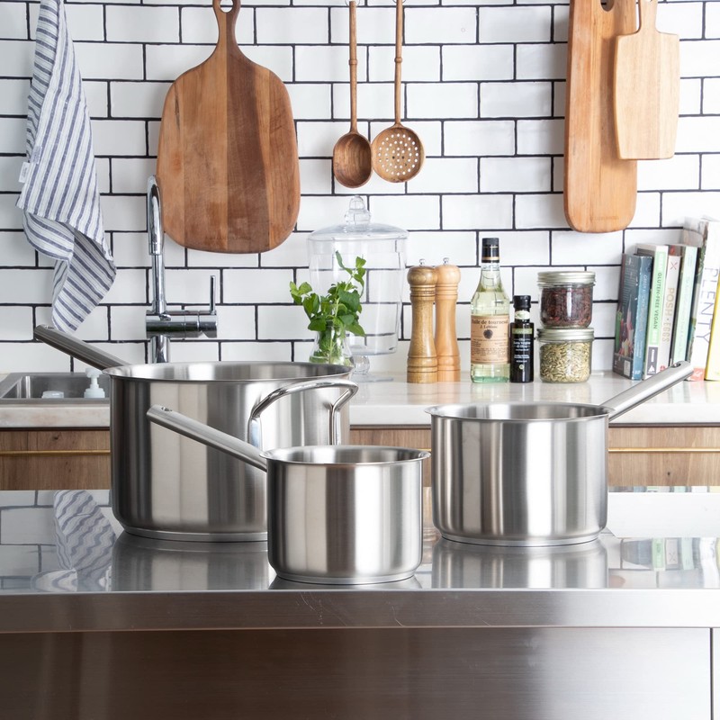 Murano (Murano) induction Stainless Steel One Hand Shallow Pan (No