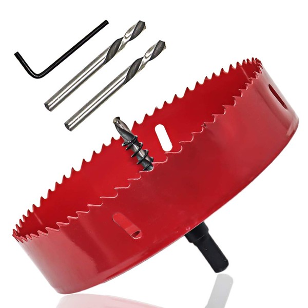 LC LICTOP 160mm/6.3'' BI -Metal Wood Hole Saws Bit Tooth