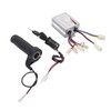 36V 500W Brush Motor Speed Controller With Throttle Grip Electric