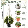 2 Pcs Small Macrame Plant Hangers, Small Plant Hanger