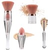 Brocha Cosmética Multifuncional 3 en 1, Base en Polvo, Corrector,