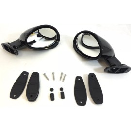 Highline California Mirrors Rearview Universal Custom Hot Rod Classic Fiat Vitaloni PAIR