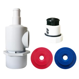 Pressure Relief Valve D29 Uwf Pool Wall Fitting Cleaner Parts Vacuum Connector for Polaris 180、280 Replacement Parts Sweep Accessories Pool Vacuum Hose Adapter